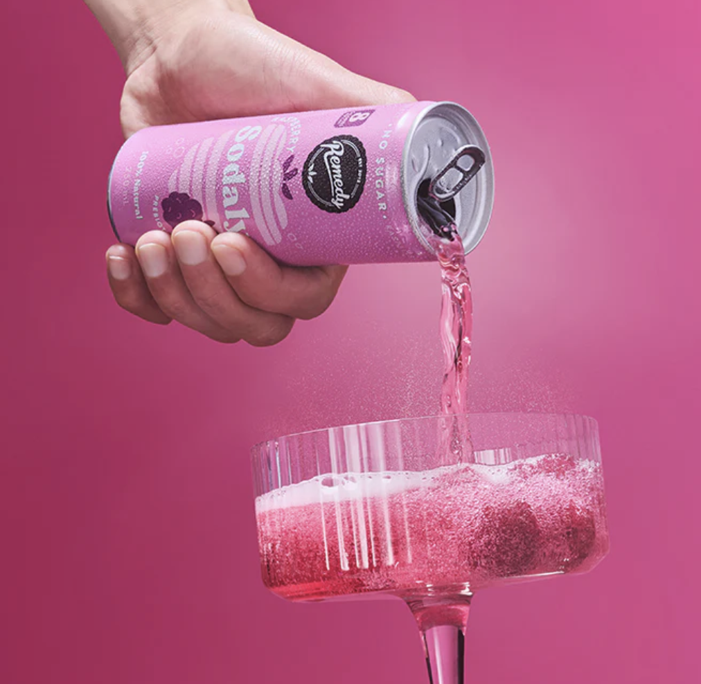 Remedy Sodaly Raspberry (4x250ml)